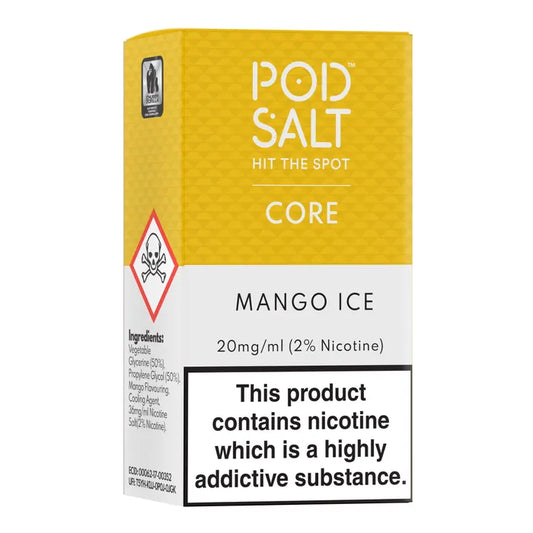 POD SALT MANGO ICE 30ML NICOTINE SALT E-LIQUID