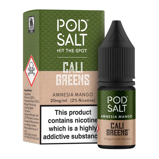 POD SALT AMNESIA MANGO 30ML NICOTINE SALT E-LIQUID FUSION